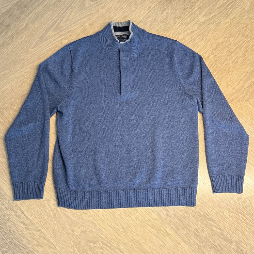 Brooks Brothers Extra Fine Italian Merino Button Sweater